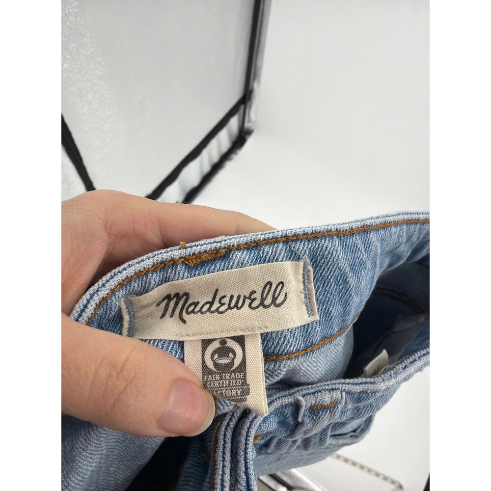 Madewell Womens 25 The Curvy Perfect Vintage Jeans Light Wash Denim Straight Leg - Picture 4 of 8